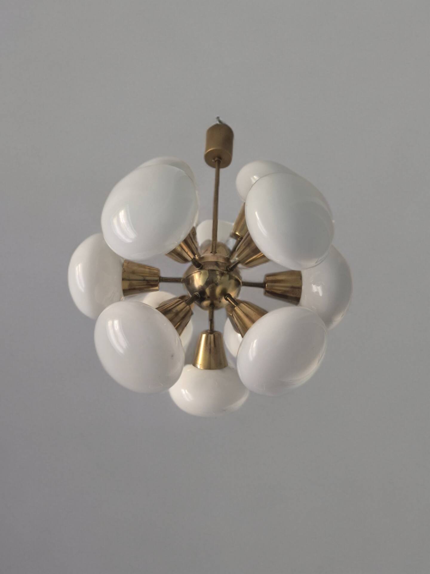 Sputnik Chandelier by Kamenecky Senov, Vintage Czechoslovak 1970s
