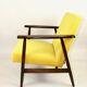 Fauteuil jaune, années 1970