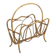 Scandinavian rattan magazine rack, Sweden, 1950