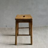 Wooden school stool, Marcel Roy Paris school furniture