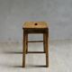 School stool in wood, school furniture Marcel Roy Paris