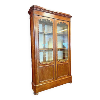 Napoleon III period bookcase in mahogany circa 1850