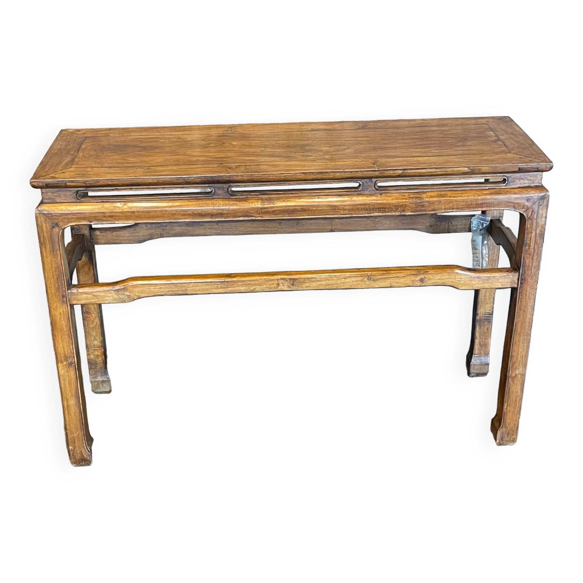 Old Chinese console with lacquer finish.