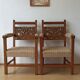 Pair of thrones vintage incredible chairs.