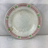 Plat ancien artisanal made in france digoin