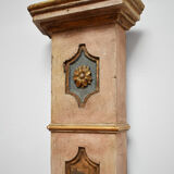 Pair of wooden painted columns, 19th