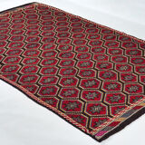 Tapis kilim anatolien fait à la main 284 cm x 176 cm