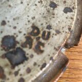 Pair of vintage 1970s stoneware lamps