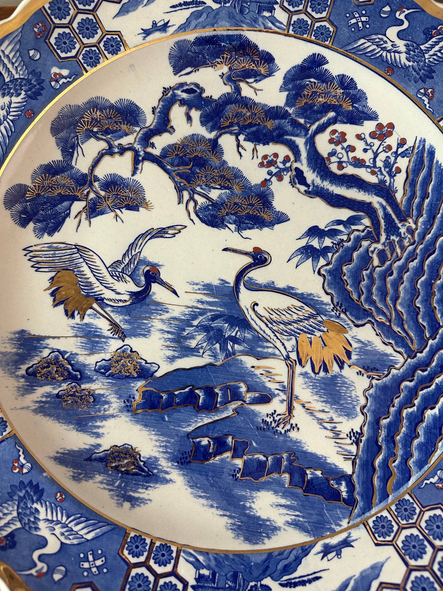 Large Japanese Porcelain Dish