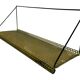 Vintage Wall shelf Pilastro perforated yellow wall unit 1960