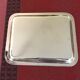 Small tray New silver metal