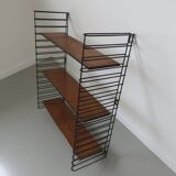 Flexible String shelf, wood and metal 50/60