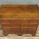 Commode ou comptoir de magasin en peuplier vers 1880-1900