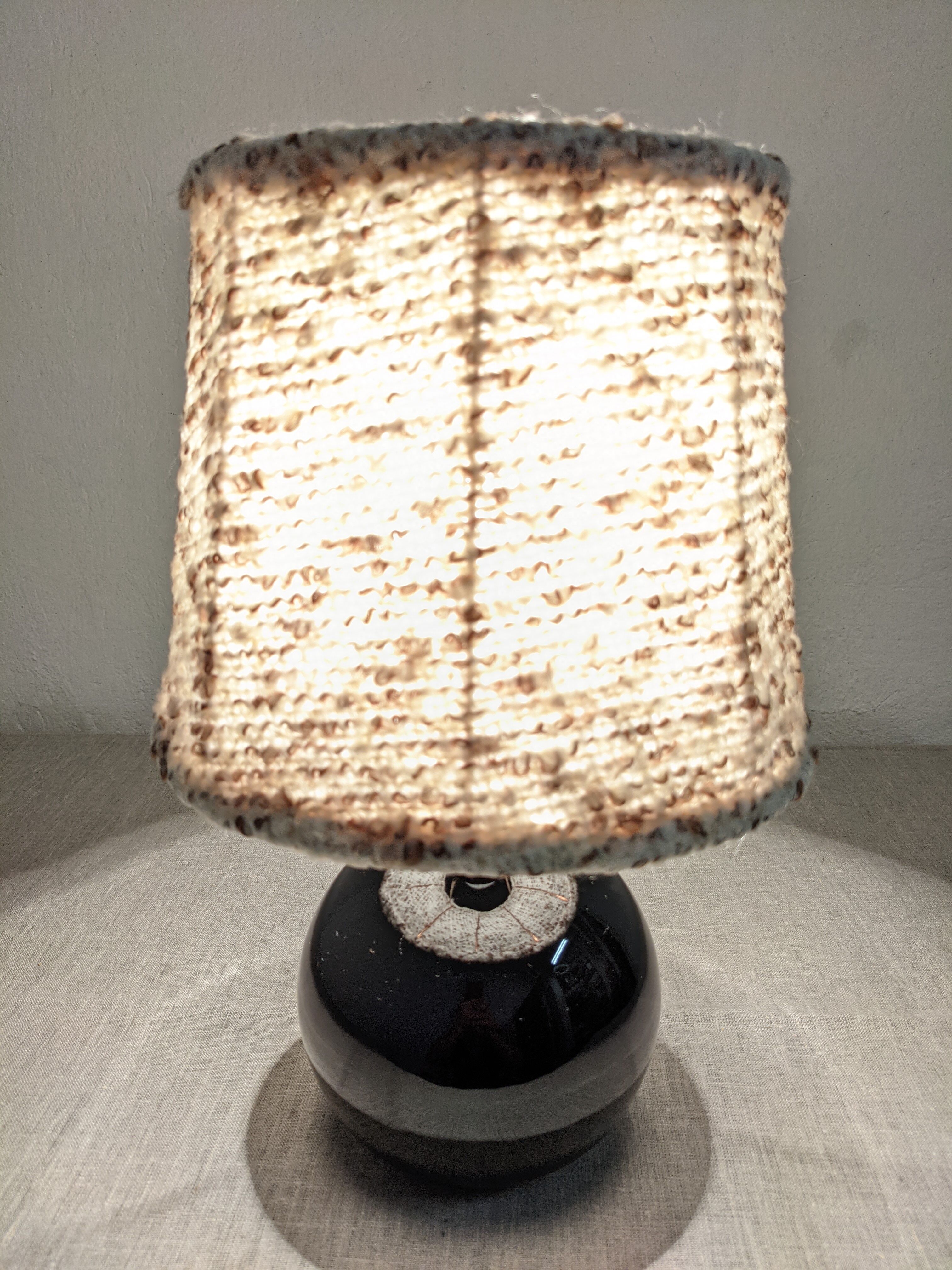 Vintage ball bedside lamp