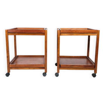 Table Basse Roll Fabriquée En Noyer Des Années 1960