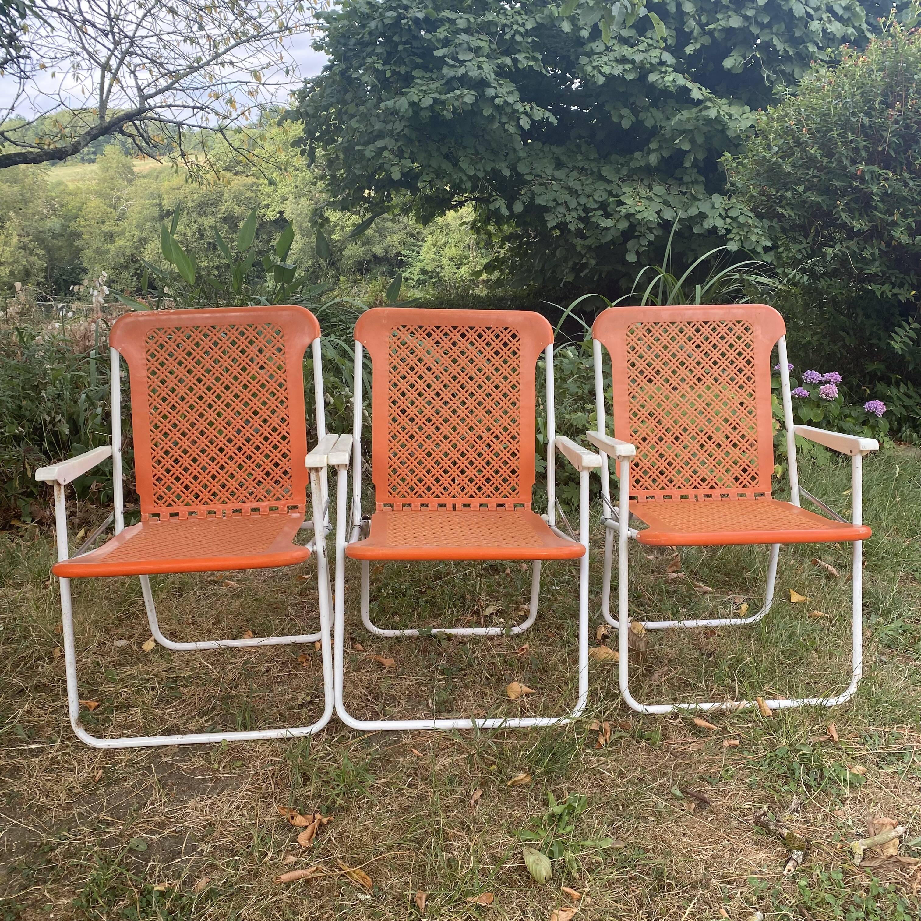 70s folding camping chairs