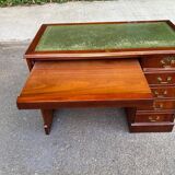 Rosjohn 1950s English Solid Mahogany Desk
