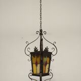 Wrought iron lantern