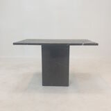 Table basse en marbre italien, années 1980