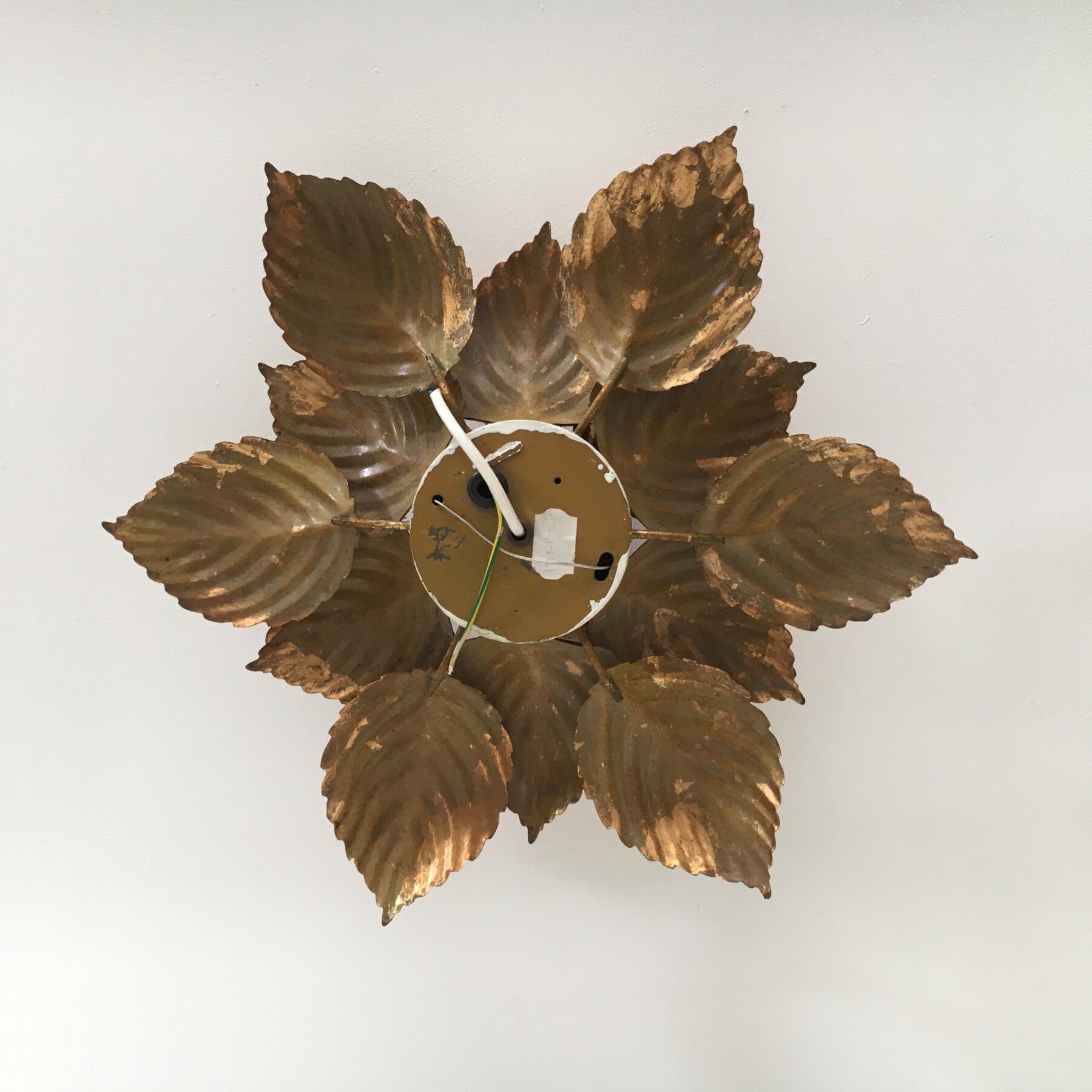 Applique Hollywood regency feuille de fleur