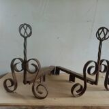 Pair of andirons