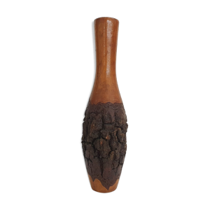 vase en bois massif,
