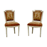 Pair of Louis XVI style chairs