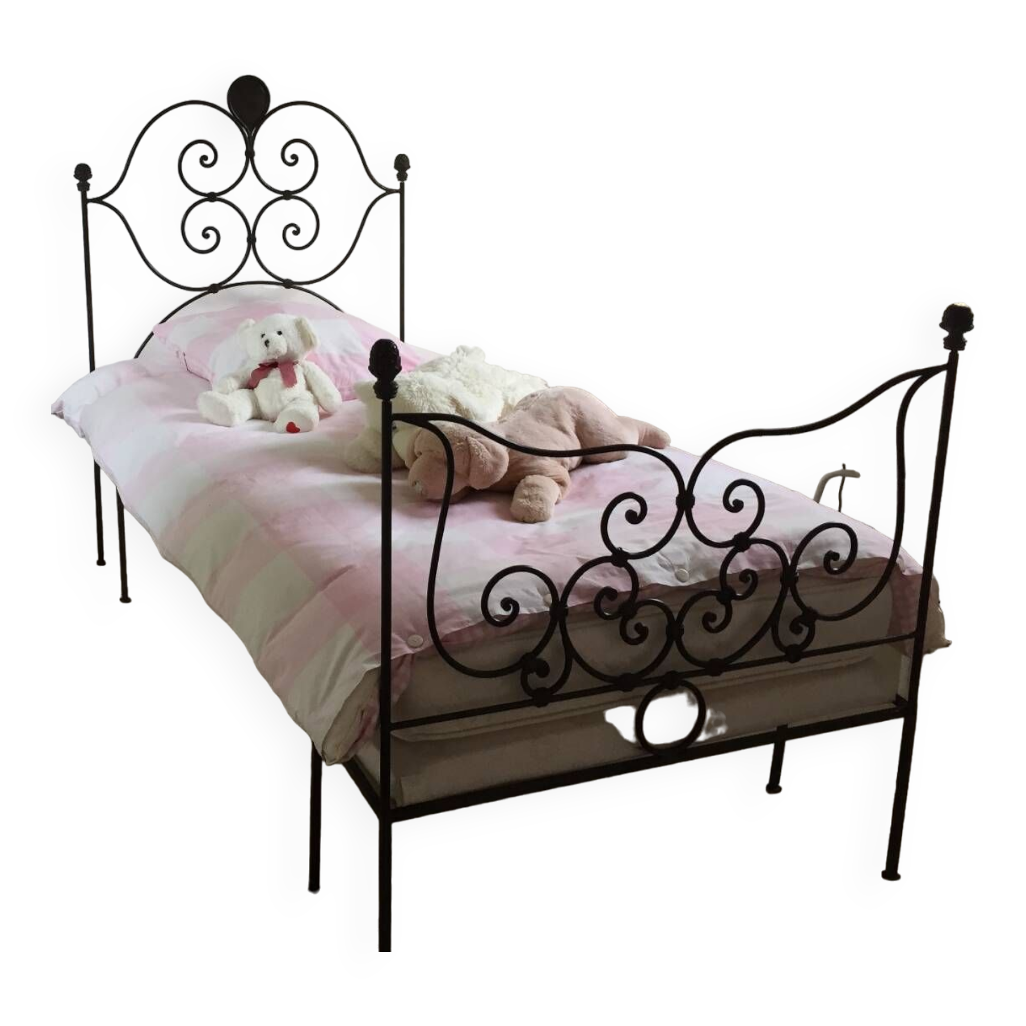 Wrought iron bed Astier de Villate