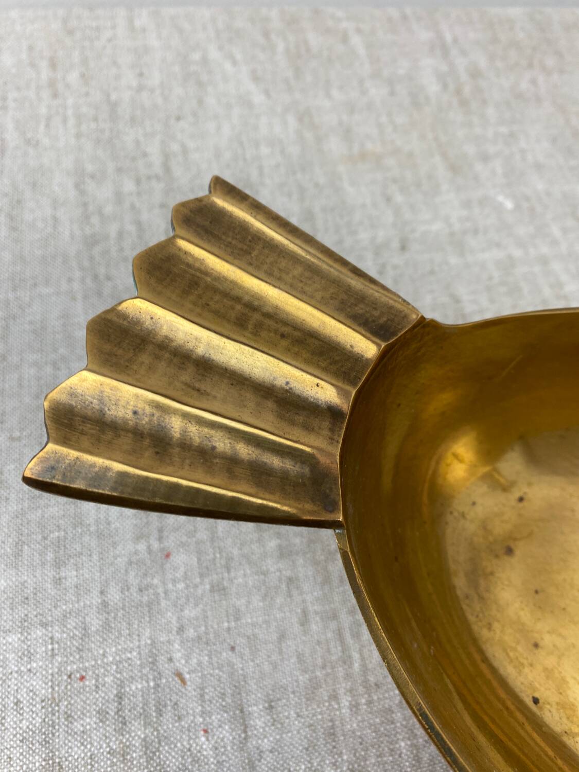 Brass zoomorphic cup