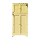 Armoire ancienne buffet jaune vintage parisien
