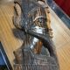 Pair of large African wedding masks