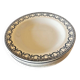 Salins R&A ironstone soup plates, Louis XVI Garland pattern