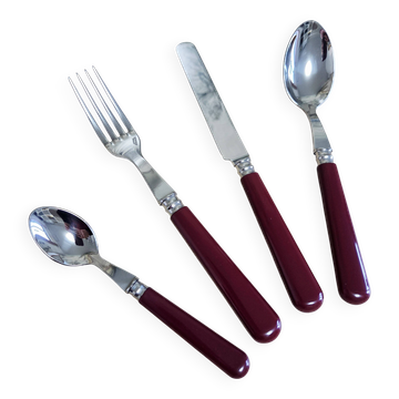 Service 48 couverts Alain Saint Joanis bordeaux, collection Anglais, neuf
