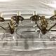Pair of appliques 2 bronze lights and Louis XV style stamps
