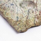 Pair of travertine candlesticks