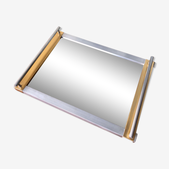 Metal tray & mirror