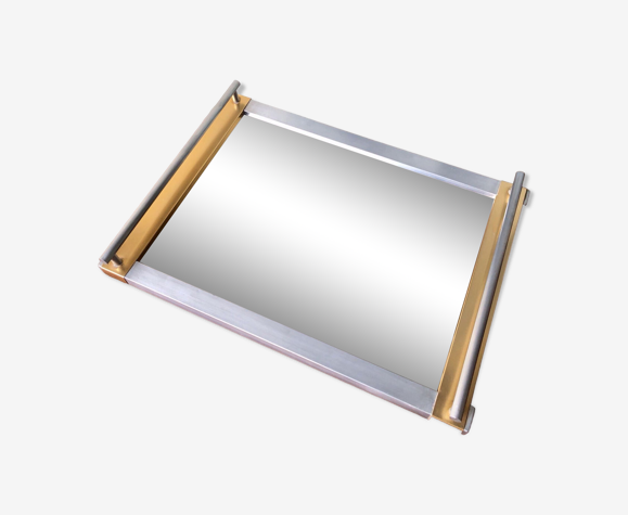 Plateau métal & miroir