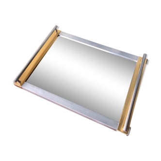 Metal tray & mirror