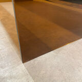 Table basse pont verre fumé
