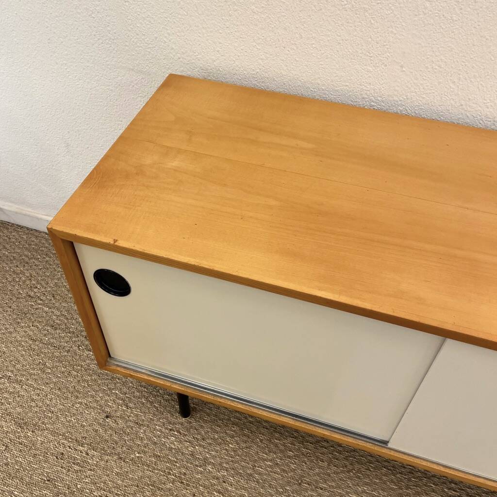 Kurt Thut small cabinet with sliding doors Switzerland 1950s
