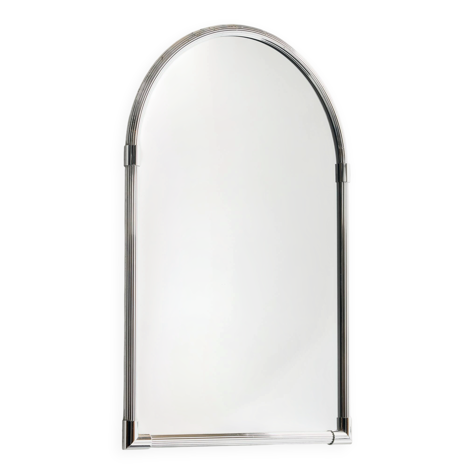 Miroir encadré de métal