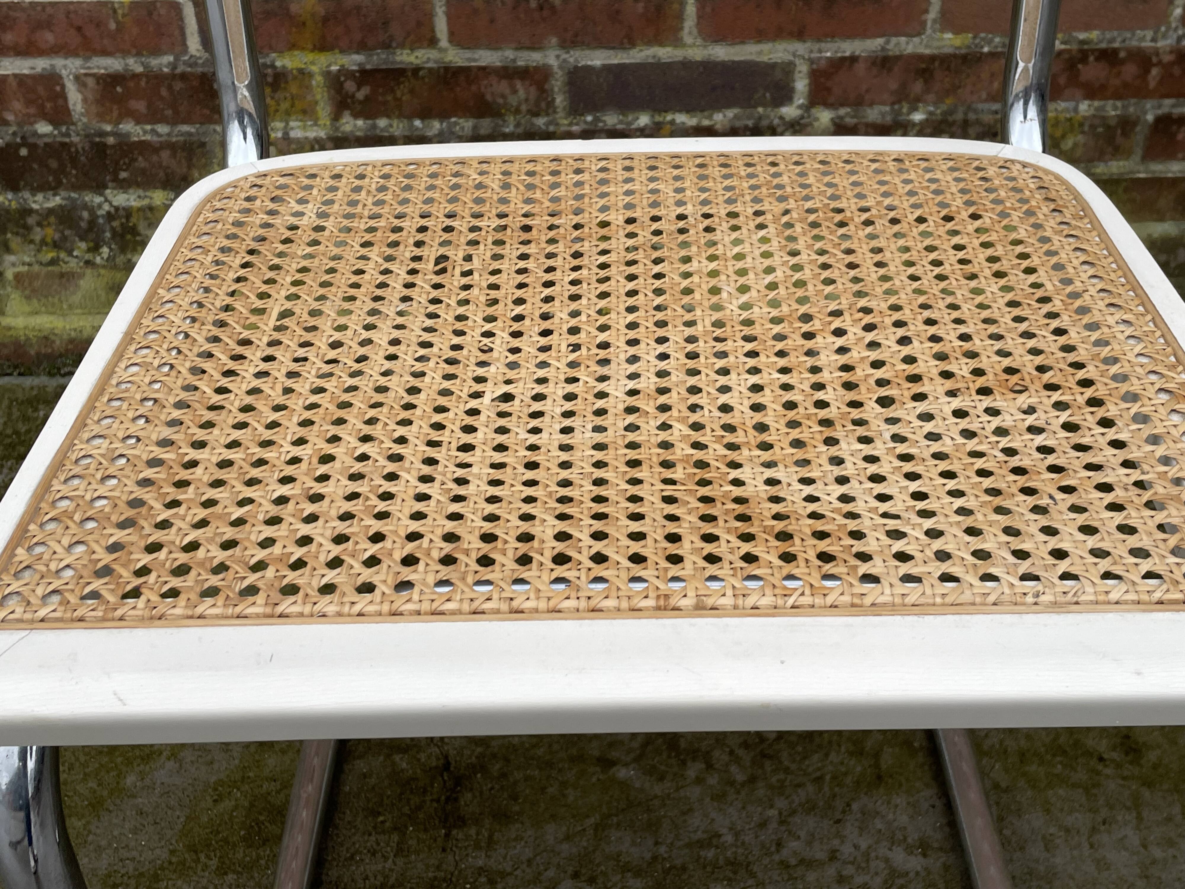 Cesca design chair b32 model in chrome