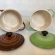 Four mini cocotte ramekins Le Creuset