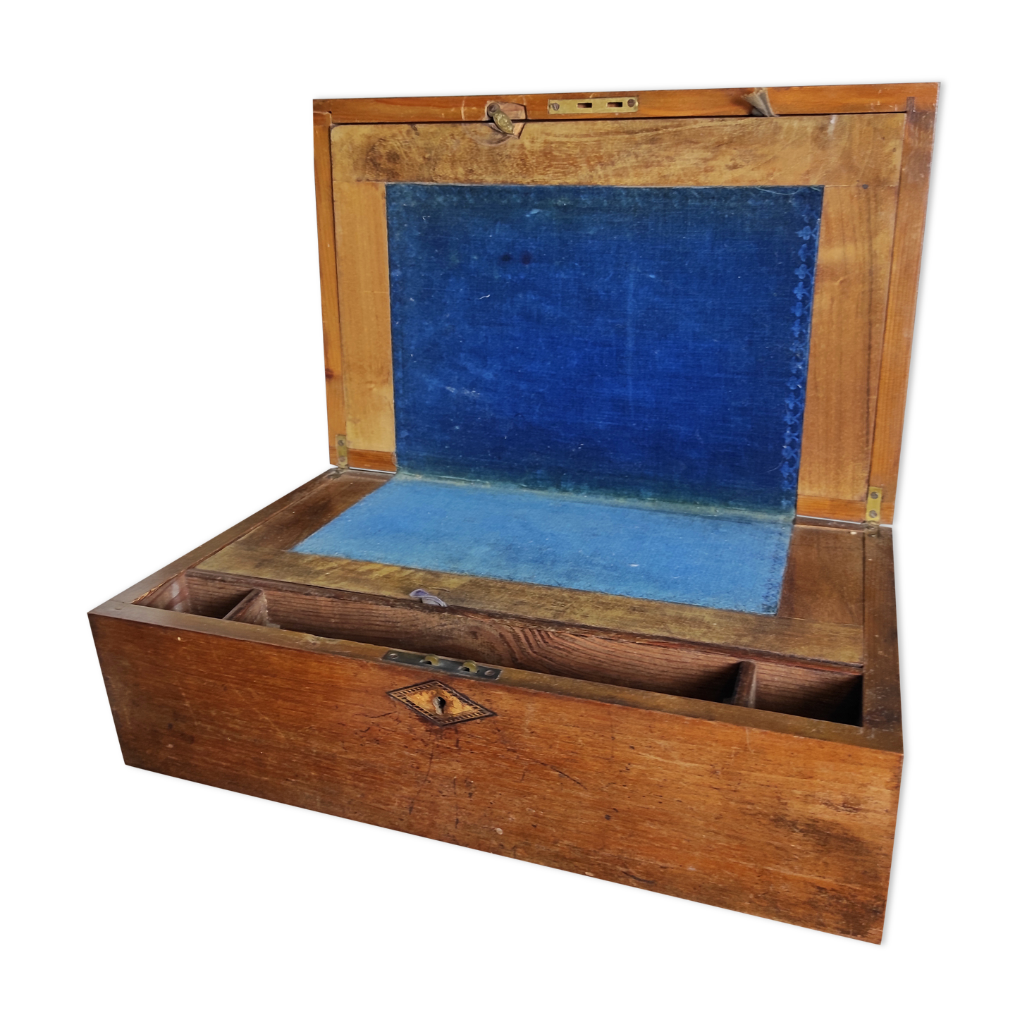 Antique English campaign writing box