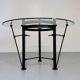 Washington glass table designed by Jean Michel Wilmotte, Ed Academy, 1986