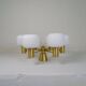 Mid-century brass ceiling light ASEA Sweden, 1950s