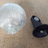 Glass ball globe wall lamp
