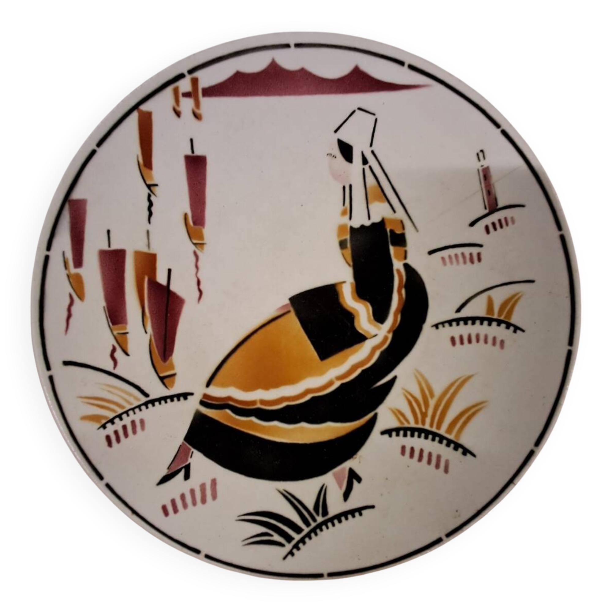 Geo Condé Decorative Plate