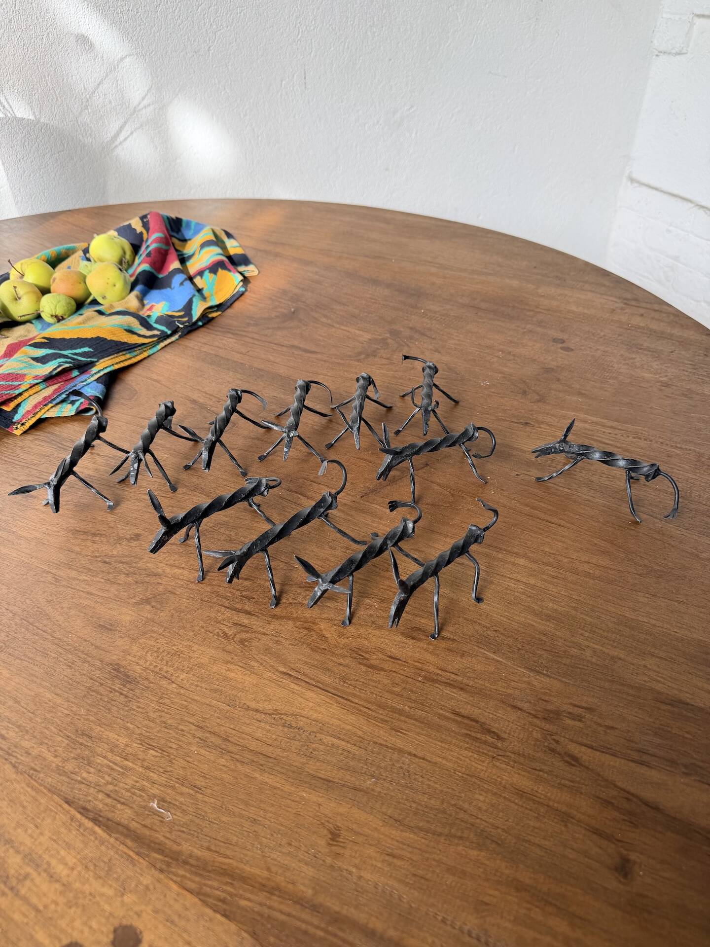 Brutalist zoomorphic knife rests