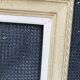 Old frame in gilded beige wood, 59x46 cm